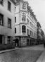 Triersches Haus, Eckansicht mit Blick in die Schössergasse, Foto um 1913