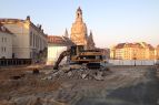 Vorbereitung für die archäologischen Grabungen