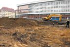 Vorbereitung für die archäologischen Grabungen