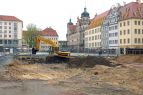Vorbereitung für die archäologischen Grabungen