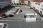 Bautafel zur Projektpräsentation Jüdenhof